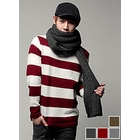 SLIM&FIT - Striped Knit Top