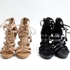 midnightCOCO - Lace-Up Strap Sandals