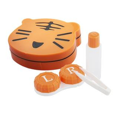 YesStyle Beauty - Smiley Tiger Contact Lens Case Set (Orange) YesStyle Beauty - Smiley Tiger Contact Lens Case Set (Orange)