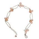 2CAN - Silver 925 + Rose Gold Plate Butterfly Bracelet
