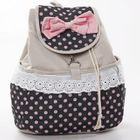 Smoothie - Bow-Accent Dot-Panel Backpack