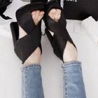 Mancienne - Cross-Strap Platform Sandals