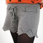 59 Seconds - Pompom Detail Knit Shorts