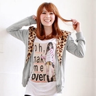 Tokyo Fashion - Leopard-Print-Detail Hoodie