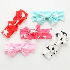 Madou - Baby Bow-Accent Head Band Madou - Baby Bow-Accent Head Band