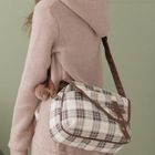PG Beauty - Plaid Messenger Bag