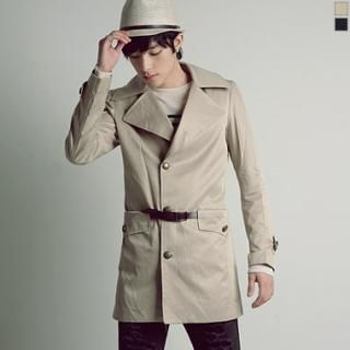 Belt-Accent Trench Coat Belt-Accent Trench Coat