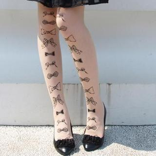 Tattoo Print Tights