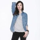 Secret;BB - Snap-Button Denim Shirt