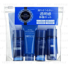 Shiseido - Aqualabel White Mini Set (Blue): Cleansing Oil 20ml + Foam 20g + Lotion 20ml + Emulsion 20ml
