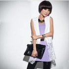 1313 - Laced-Hem Vest