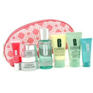 Travel Set: Face Scrub + Lotion + DDML + Repairwear Contour 15ml + Repairewear Eye 7ml + Turnaround Renewer + Lipgloss +Bag Travel Set: Face Scrub + Lotion + DDML + Repairwear Contour 15ml + Repairewear Eye 7ml + Turnaround Renewer + Lipgloss +Bag