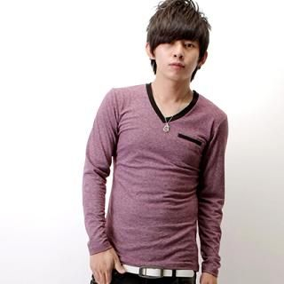 Long Sleeve V-Neck Top