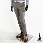 Purplow - Wool Blend Plaid Dress Pants