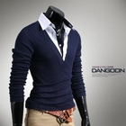 DANGOON - Inset Shirt Long-Sleeve Top