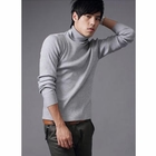 MR.PARK - Turtleneck Ribbed Knit Top