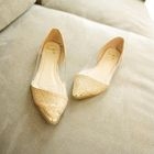 Jack Grace - Metal-Tip Glitter Flats
