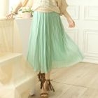 Tokyo Fashion - Mesh Pleated Long Skirt