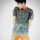 deepstyle - Peacock Print T-Shirt
