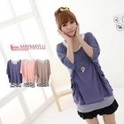 Maymaylu Dreams - Set: Scoop Neck Knit Top + Striped Camisole