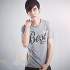 Sha 2 Shop - Scoop Neck Short-Sleeve Print Tee
