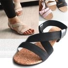 Marcella - Elastic-Banded Flat Sandals