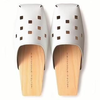 Square - Toed Wooden Sandals