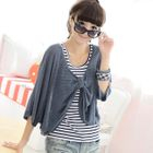 59 Seconds - Set: Bow Capelet + Stripe Tank Top
