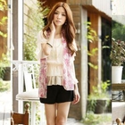 Tokyo Fashion - Flutter-Sleeve Chiffon Top