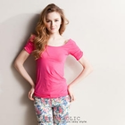 SPICY HOLIC - Pleated Sleeve Tee