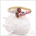 Cuteberry - Jeweled Flower Bangle