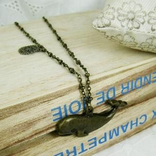 Vinatge Big Fish Necklace