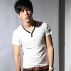 MR.PARK - Short-Sleeve V-Neck T-Shirt