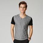 O.SA - Short-Sleeve Textured Panel T-Shirt