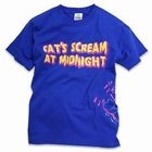 SCOPY - [Unisex] Crewneck Print Tee - 'CAT'S SCREAM'
