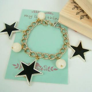 Cute Black Star Ball Beacelet Cute Black Star Ball Beacelet
