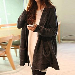 FR - Open Front Hooded Cardigan FR - Open Front Hooded Cardigan