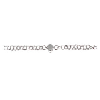 925 Sterling Silver MCC Logo Pendant Ring Bracelet