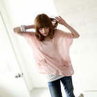Tokyo Fashion - Bow-Accent Pocket Knit Top