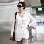 JUNY - Print Long T-Shirt
