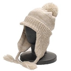 GRACE - Pompom-Accent Knit Hat