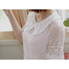 Sechuna - Peter Pan Collar Lace Top