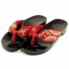 Mizutori - Black Wood Sandals