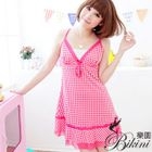 BiKiNi Wonderland - 'Plaid' Print Nightdress+Panties