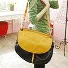 Dodostyle - Faux-Ostrich Skin Flap Shoulder Bag