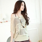Tokyo Fashion - Batwing-Sleeve Open-Knit Top