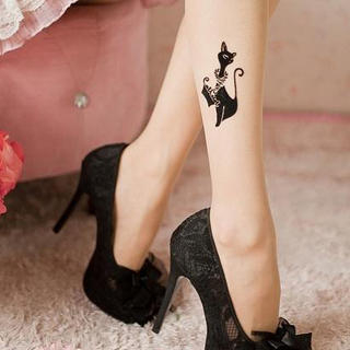 Cat Print Tights Cat Print Tights