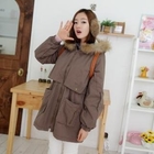 SUVINSHOP - Layered-Front Hooded Parka