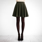 Orange Style - Wool Blend A-Line Skirt
