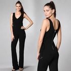 Almaz.C Lifestyle - V-Neck Lace-Up Jumpsuit